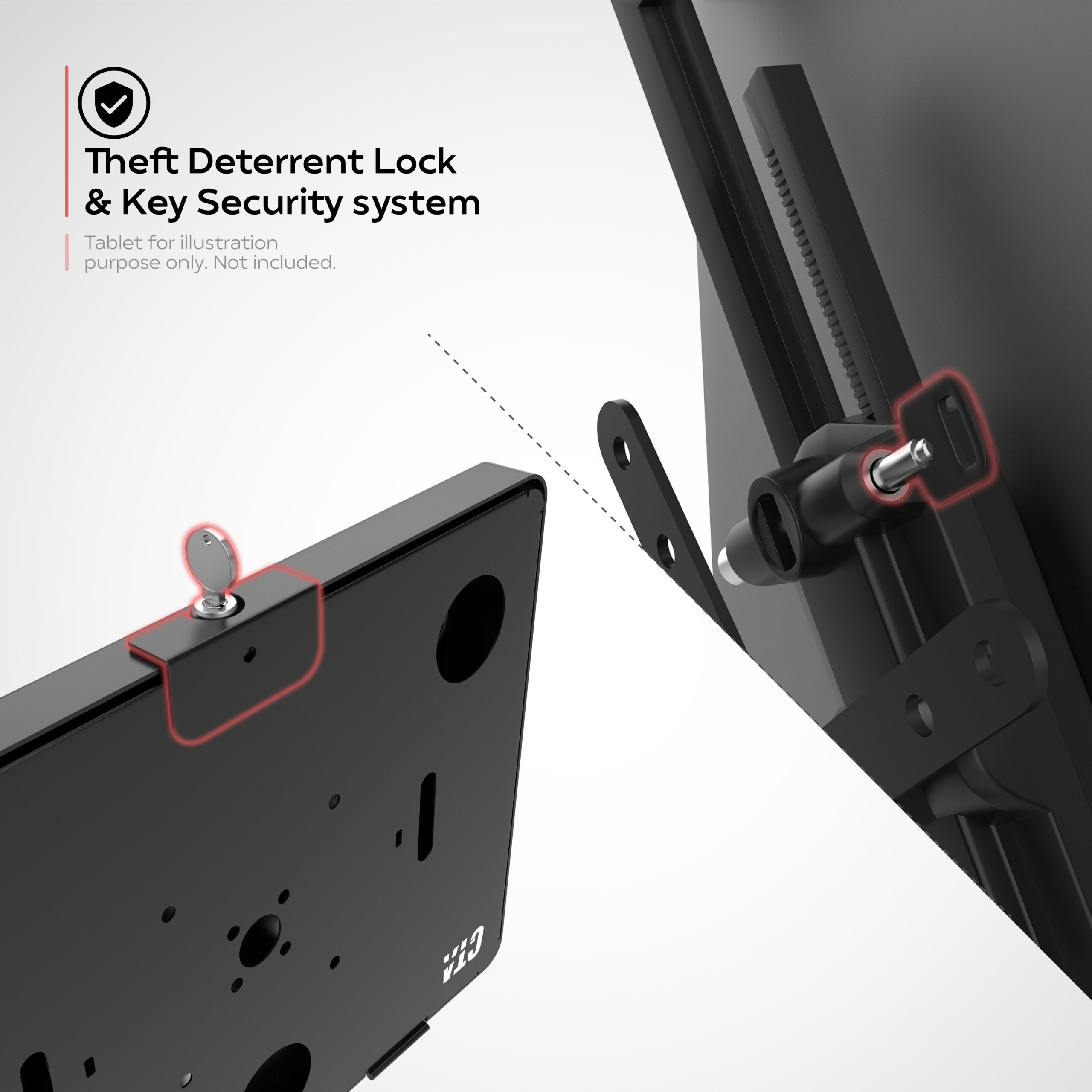 CTA Digital Hyperflex Security Kiosk Stand 